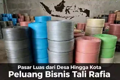 Peluang Bisnis Tali Rafia Indonesia - Pasar Luas Desa Hingga Kota